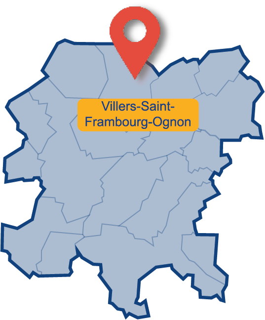 Carte de Villers-Saint-Frambourg-Ognon